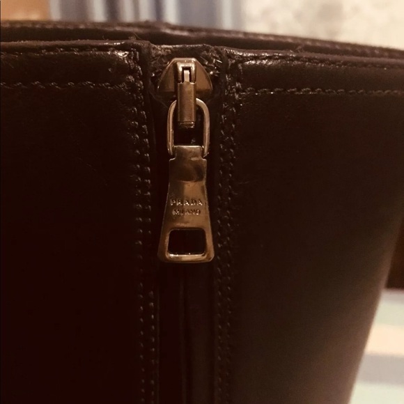 Prada wedges size 38.5 color black - Picture 4 of 7